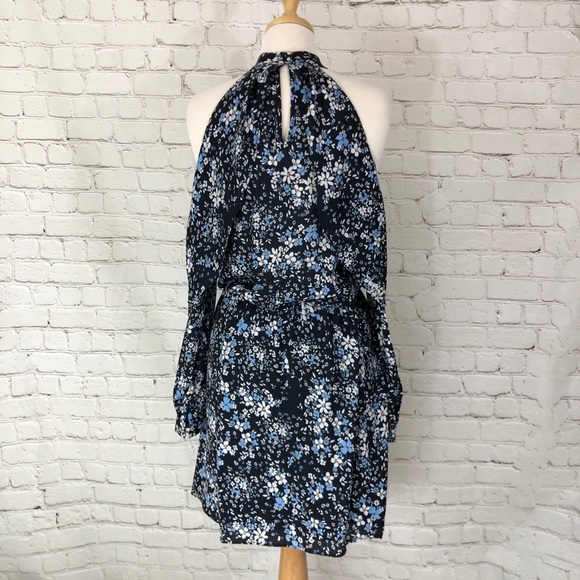 Parker Cold Shoulder Floral Dress Medium NWT - Picture 3 of 8